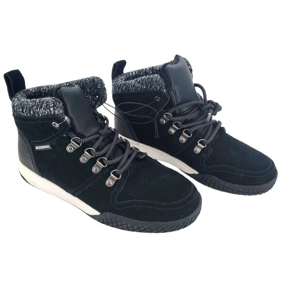 Weatherproof 9 Boots Ruby Outdoor Suede Leather Chunky Winter Lug Snow Shoes - Picture 13 of 14